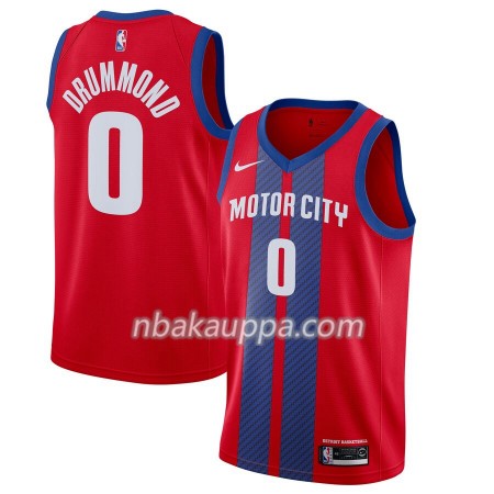 Detroit Pistons Andre Drummond 0 Nike 2019-2020 City Edition Pelipaidat Swingman - Miesten